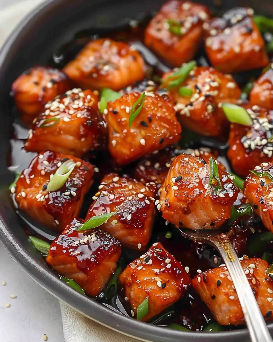 Honey Garlic Salmon Bites: Easy, Flavorful Snack for Fish Lovers