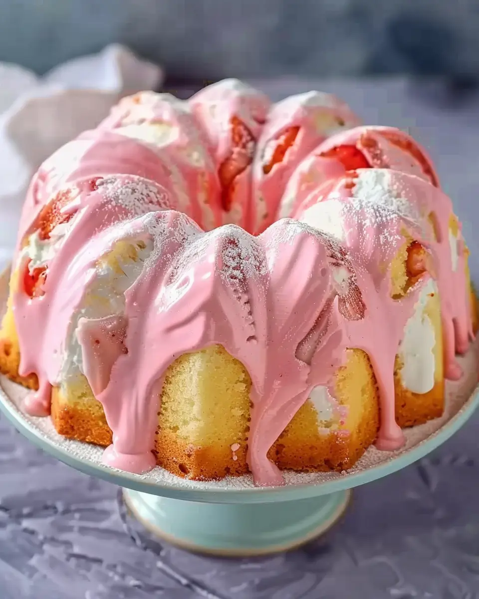 Strawberry Milkshake Pound Cake: The Best Easy Recipe Ever