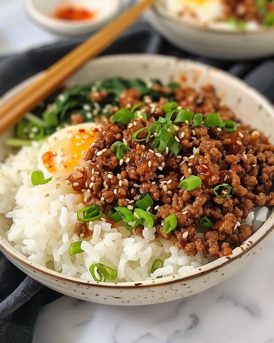 Korean Ground Beef Bowl: Easy, Flavorful Weeknight Delight