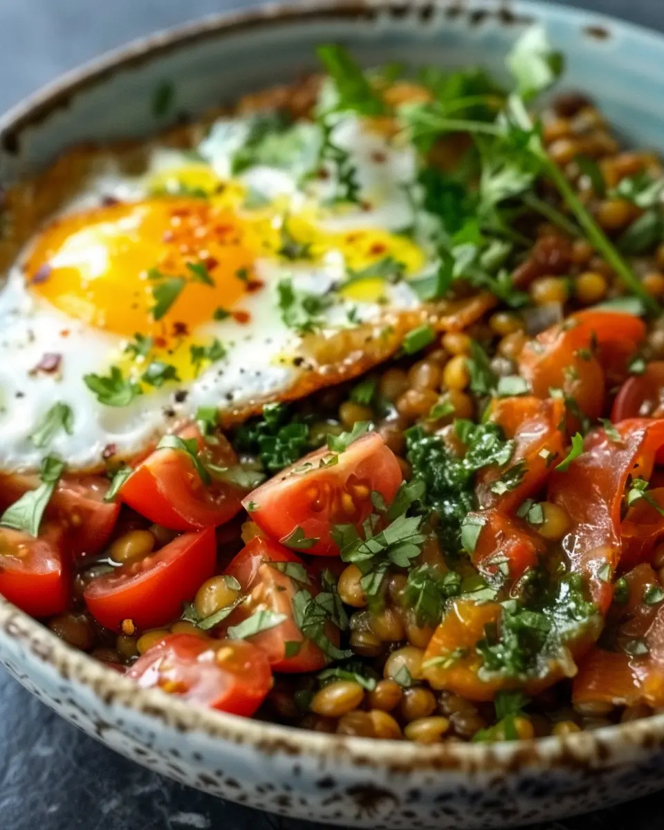 Savory Lentil Breakfast Bowl: A Wholesome Start to Your Day