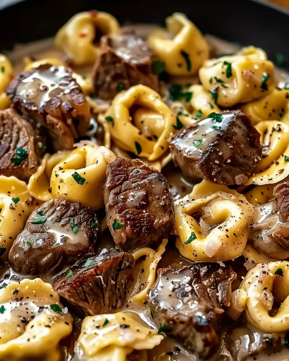 Cracked Garlic Steak Tortellini: An Indulgent Twist on Comfort Food