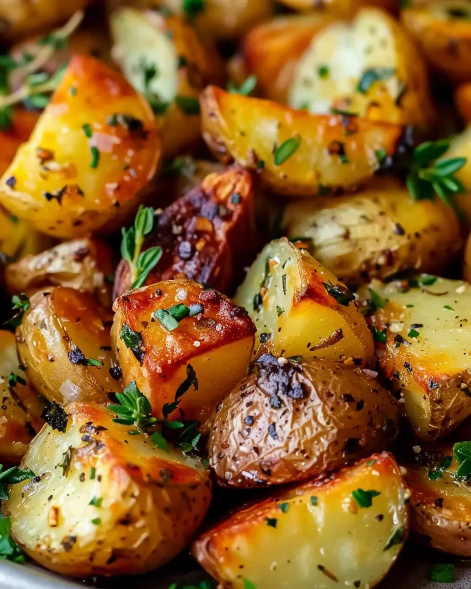 Garlic Herb Roasted Potatoes: The Best Comfort Food Side Dish