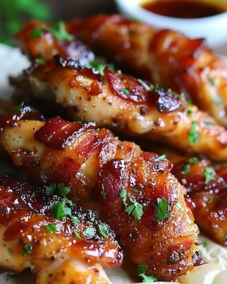 Bacon Brown Sugar Chicken Tenders: Irresistibly Sweet &amp; Savory