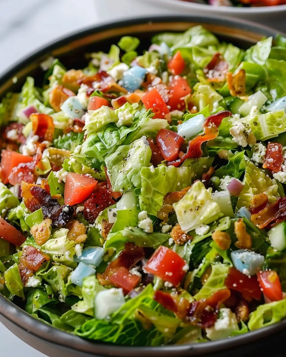 Ruth’s Chris Chopped Salad Recipe: A Fresh Twist with Turkey Bacon