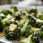 Crispiest Garlic Parmesan Roasted Broccoli