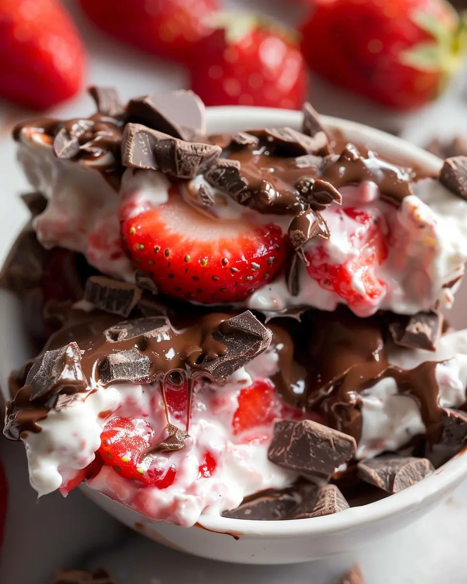 Chocolate Strawberry Yogurt Clusters: A Sweet Indulgence at Home