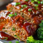 Teriyaki Glazed Turkey Meatloaf