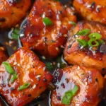 Honey Garlic Salmon Bites