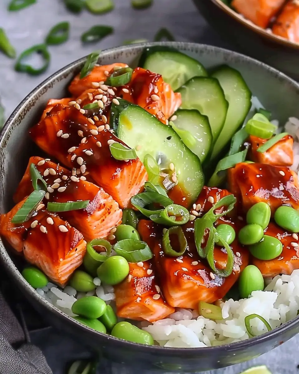 Honey Sriracha Salmon Bowls: Easy Recipe for Flavor Lovers