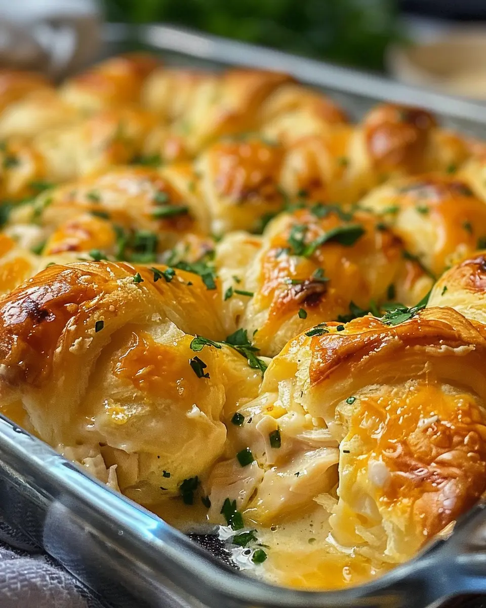 Cheesy Chicken Crescent Bake: Easy, Indulgent Comfort Food Recipe