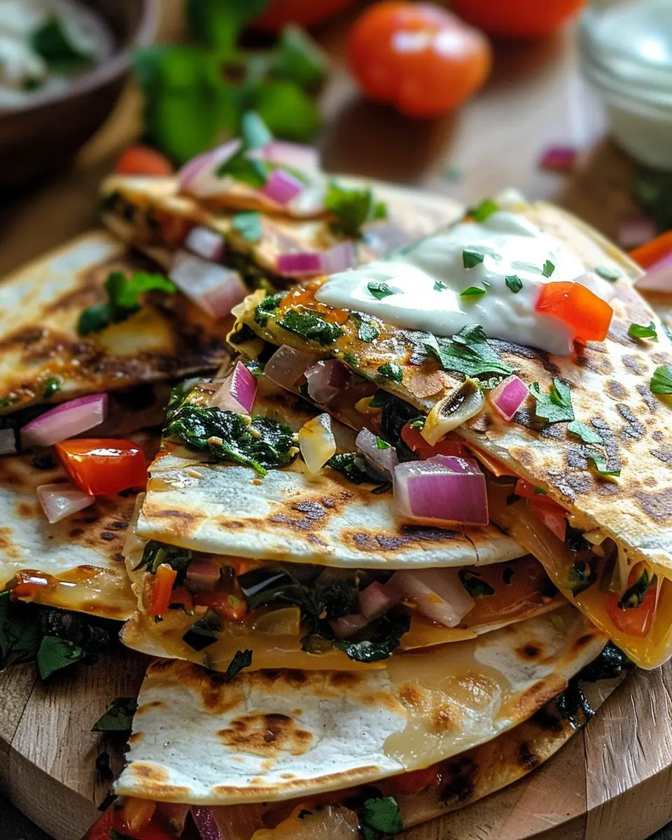 Mediterranean Quesadillas: Easy Turkey Bacon &amp; Chicken Ham Delight