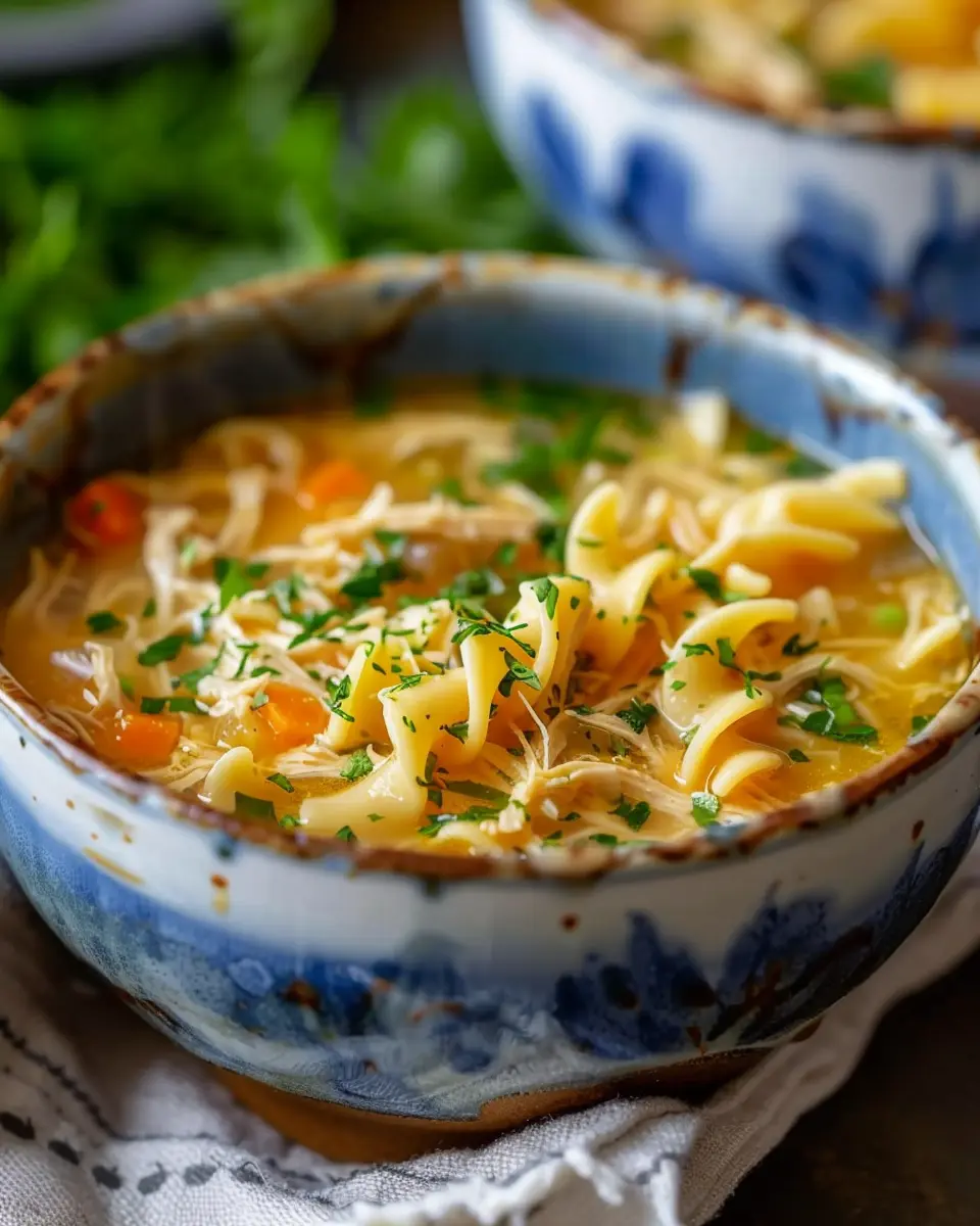 Crack Chicken Noodle Soup Recipe: Comforting Turkey Bacon Twist