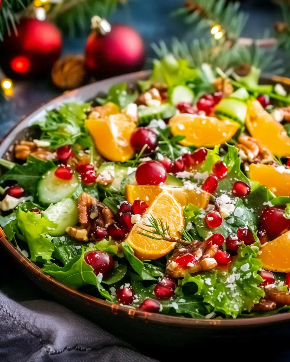 Christmas Salad: The Best Festive Dish with Turkey Bacon and Chicken Ham