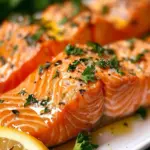 Garlic Butter Honey Baked Salmon