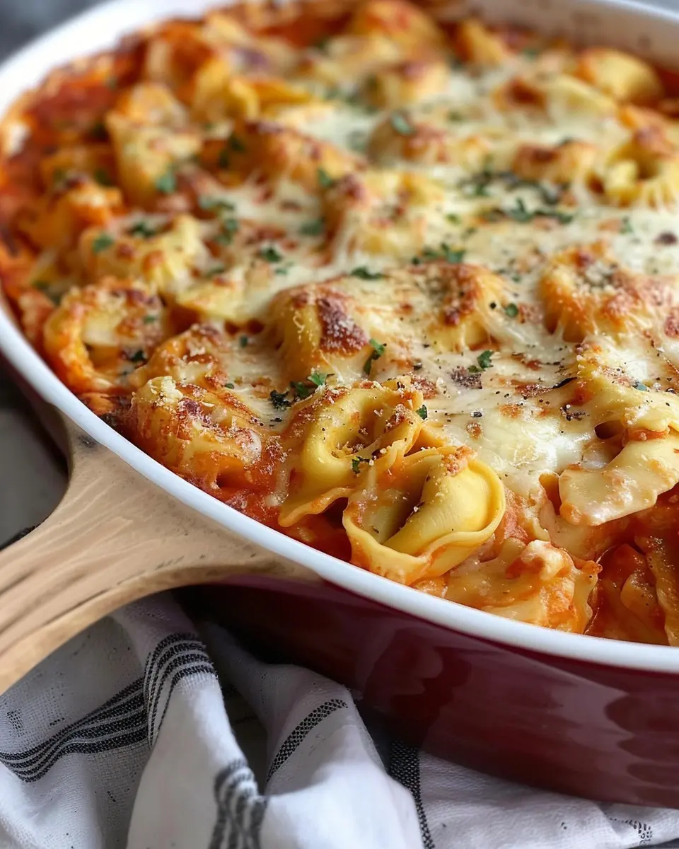 Cheesy Baked Tortellini Casserole: A Comforting Family Delight