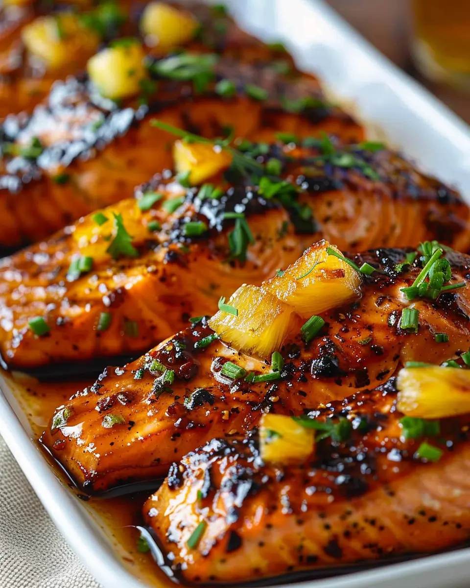 Pineapple Glazed Salmon: Easy &amp; Delicious Family Dinner Recipe