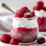Raspberry Chia Pudding Sweetened