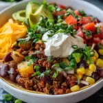 Loaded Potato Taco Bowl