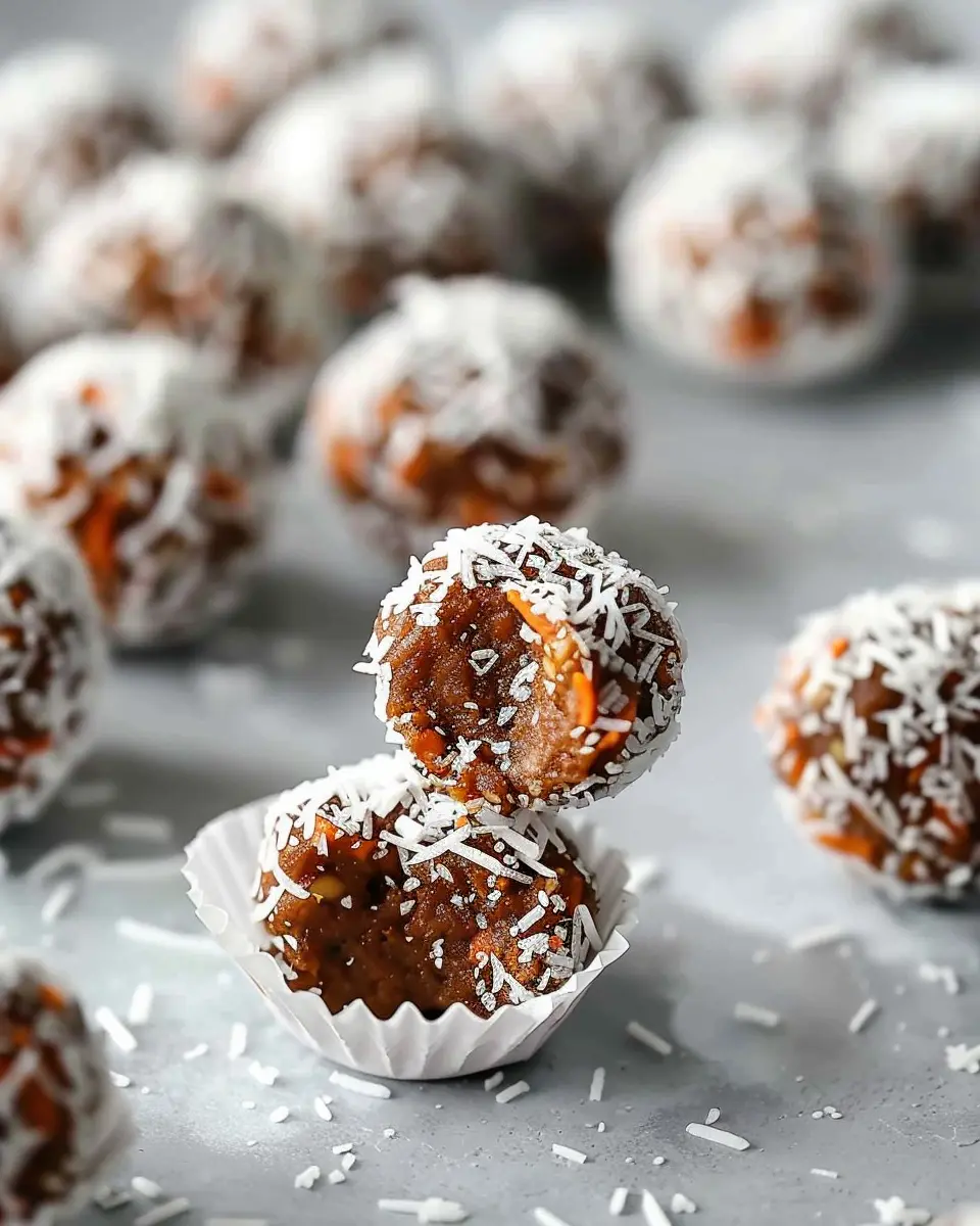 Carrot Cake Energy Balls: Easy No-Bake Snack for Guilt-Free Indulgence
