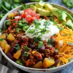 Loaded Potato Taco Bowl