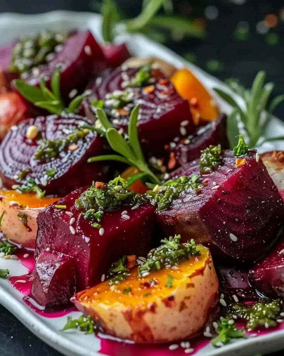 Roasted Beet Salad with Turkey Bacon: A Delightful Twist for Your Table