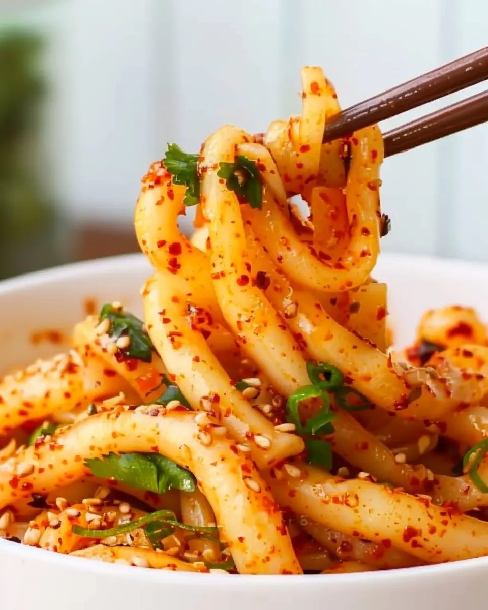 Spicy Potato Noodles: Easy Comfort with Turkey Bacon Twist