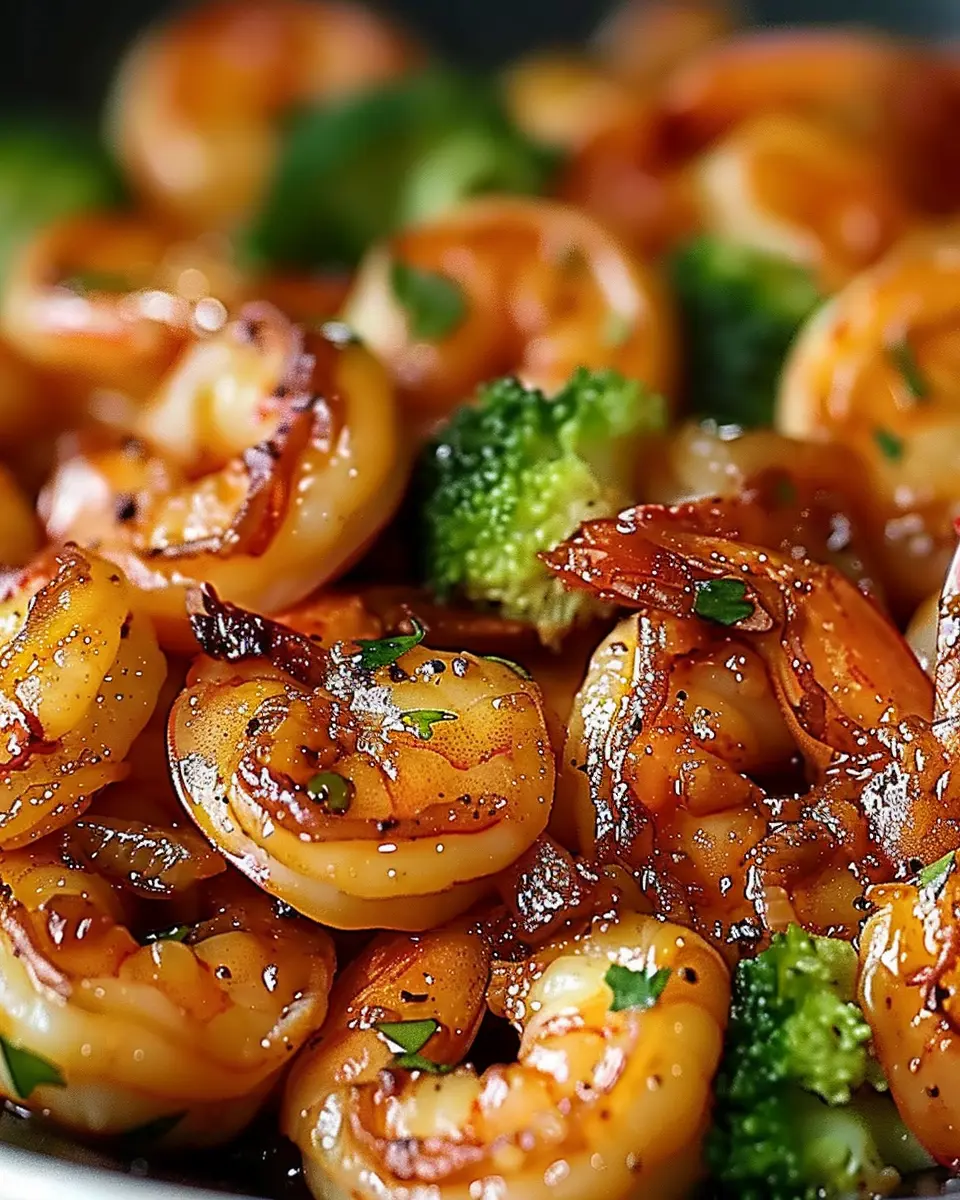 High-Protein Honey Garlic Shrimp with Turkey Bacon Delight