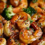 High-Protein Honey Garlic Shrimp