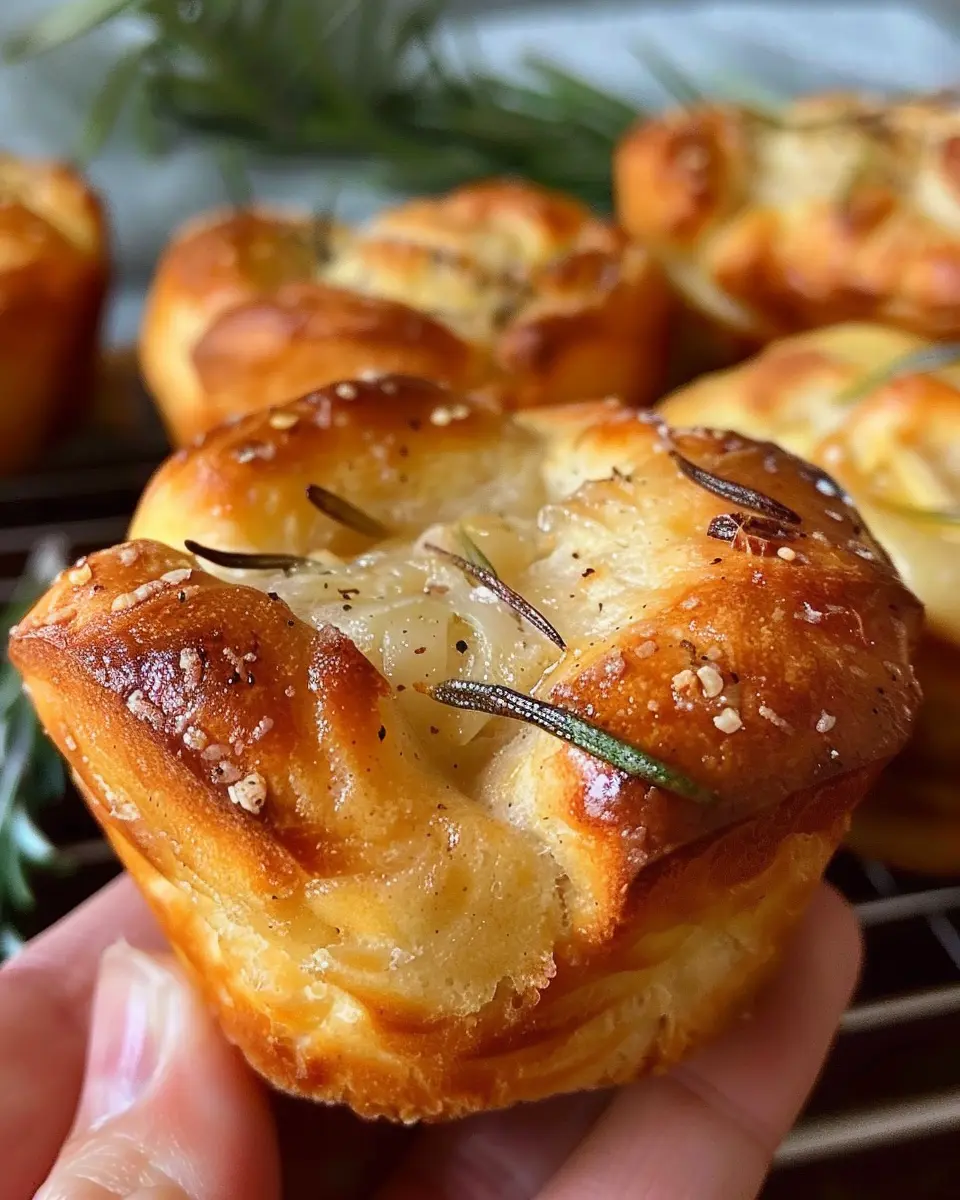 Rosemary Garlic Focaccia Muffins: The Best Homemade Delight
