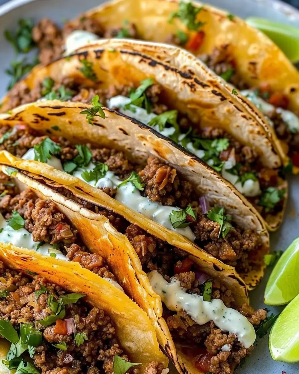 Crispy Ground Beef Tacos: Easy, Flavorful Delight for Dinner