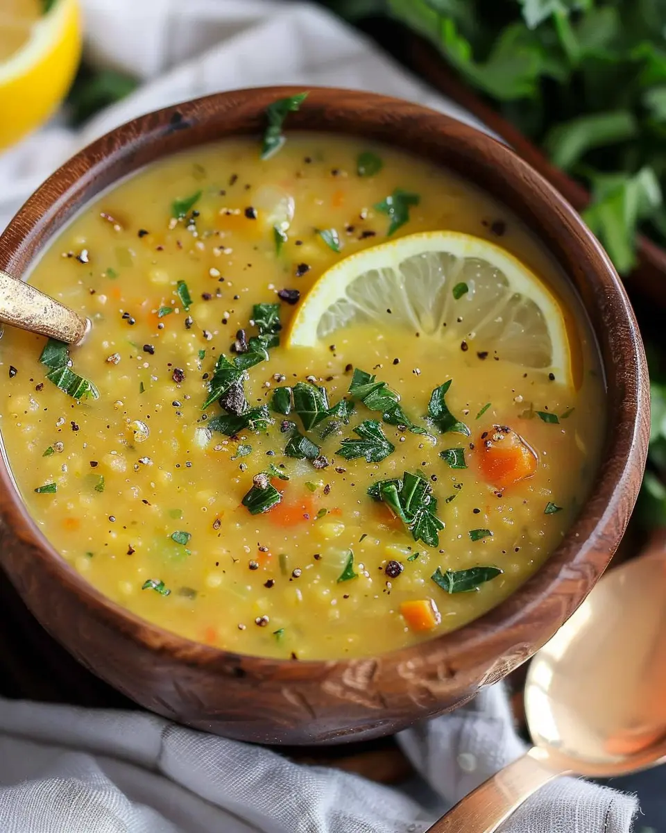 Lemon Lentil Soup: A Refreshing and Easy Comfort Recipe