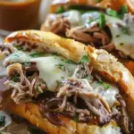 Crockpot French Dip Sandwiches