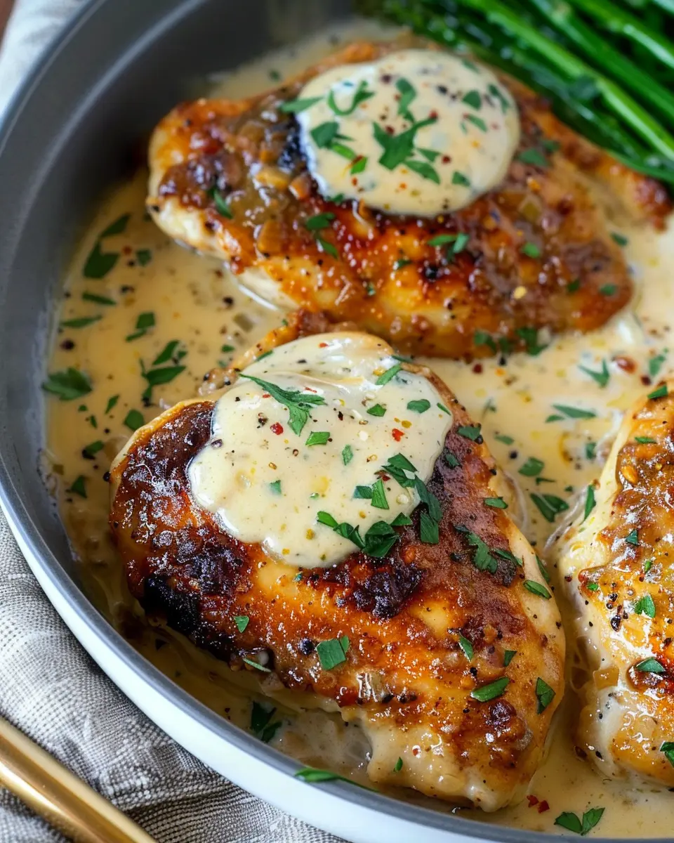 Creamy Garlic Chicken with Turkey Bacon: Your New Favorite Comfort Dish