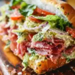 Italian Grinder Salad SandwichItalian Grinder Salad Sandwich