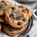 Chewy Banana Chocolate Chip Cookies