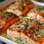Baked Boursin Salmon