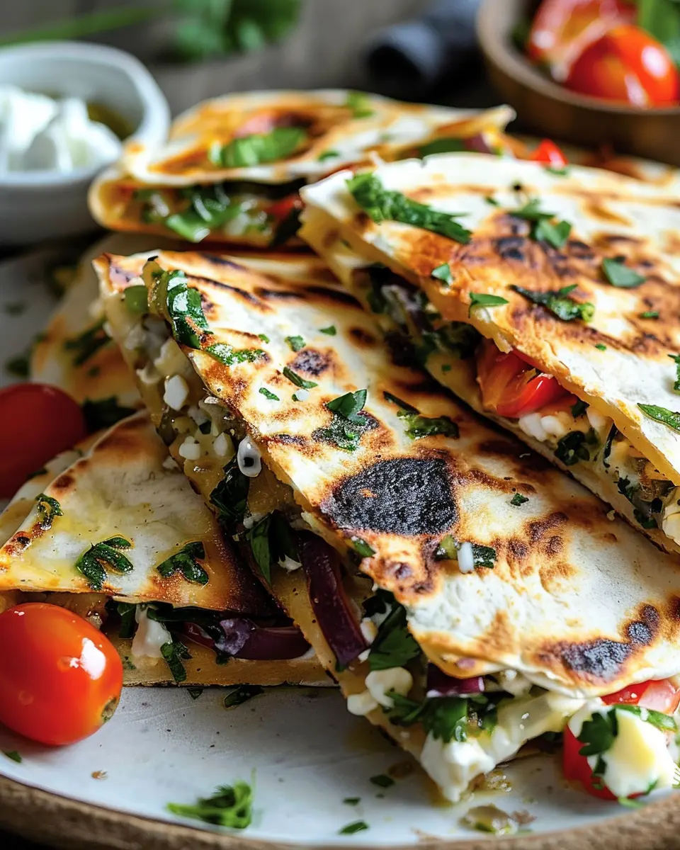 Mediterranean Quesadillas: Easy and Delicious Family Meal