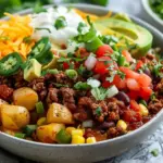 Loaded Potato Taco Bowl