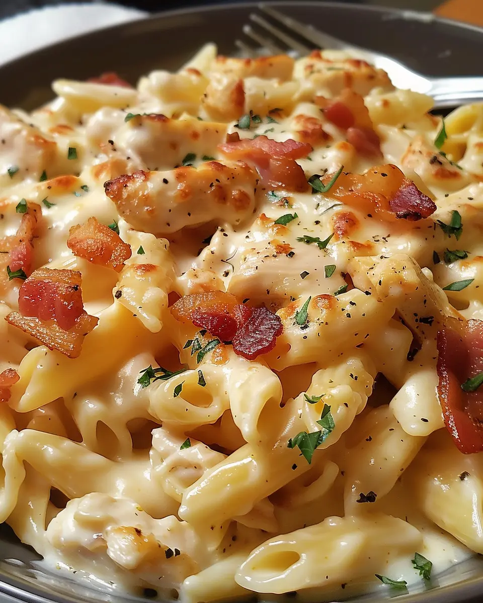 Chicken Bacon Ranch Pasta: A Comforting Twist with Turkey Bacon