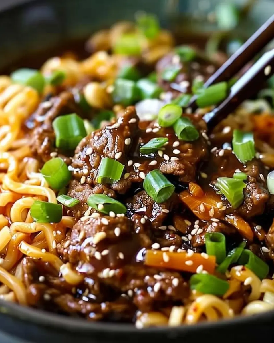 Slow Cooker Beef Ramen Noodles: Easy Comfort Food Delight
