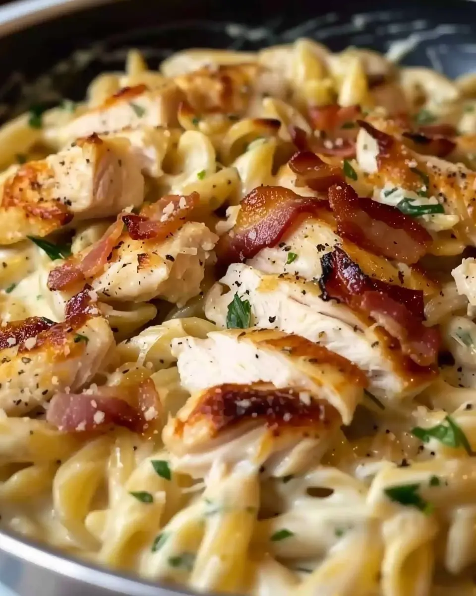 Chicken Bacon Ranch Pasta: Indulgent Comfort with Turkey Bacon