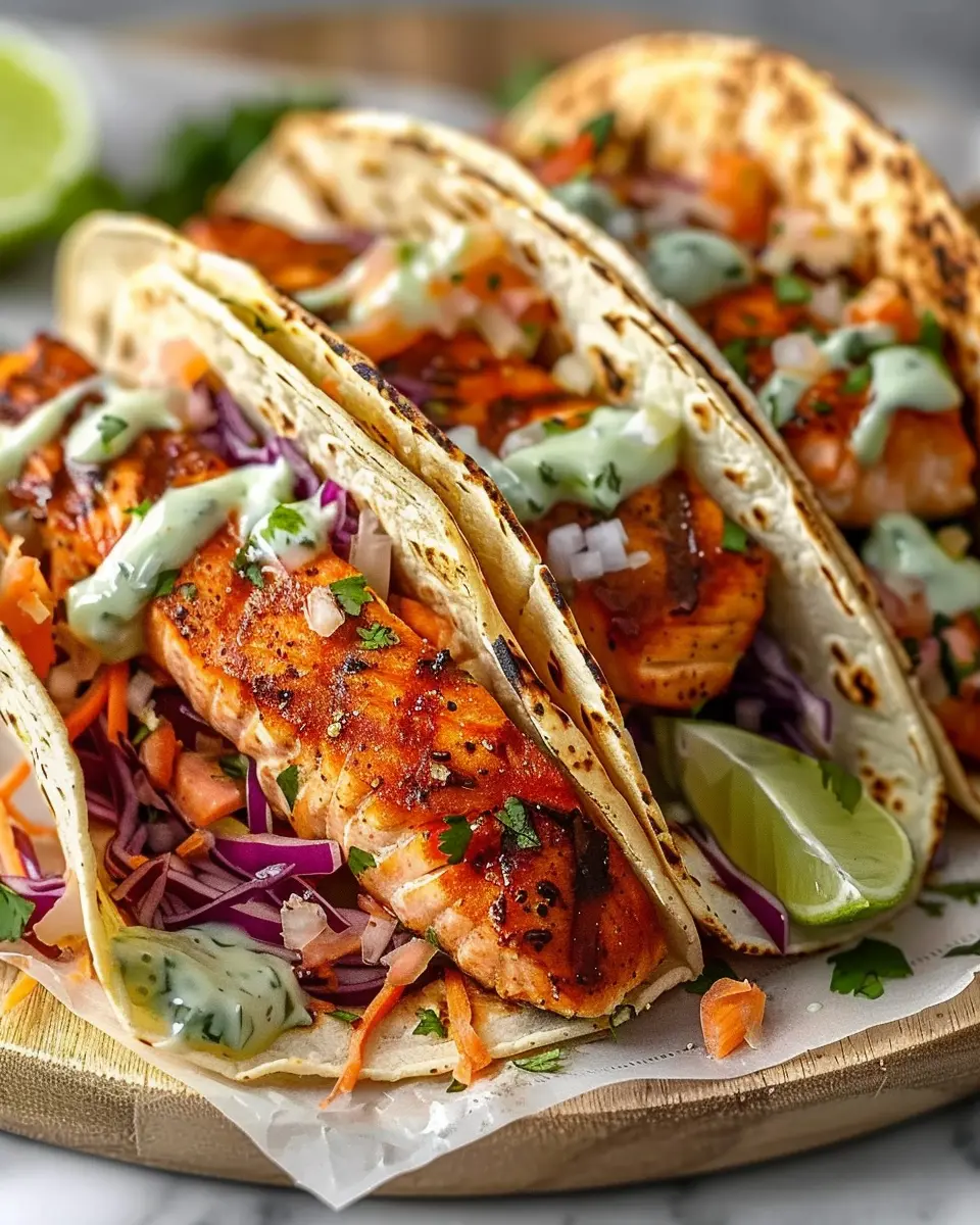 Air Fryer Salmon Tacos: Easy, Flavor-Packed Dinner Delight