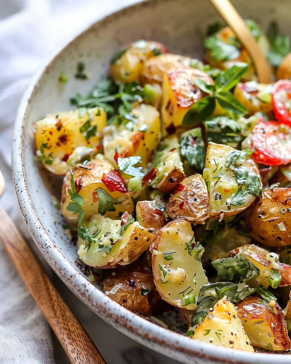 Roasted Potato Salad Recipe: The Best Comfort Food with Turkey Bacon