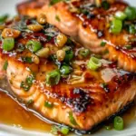 Easy Crispy Honey Garlic Glazed Salmon Recipe