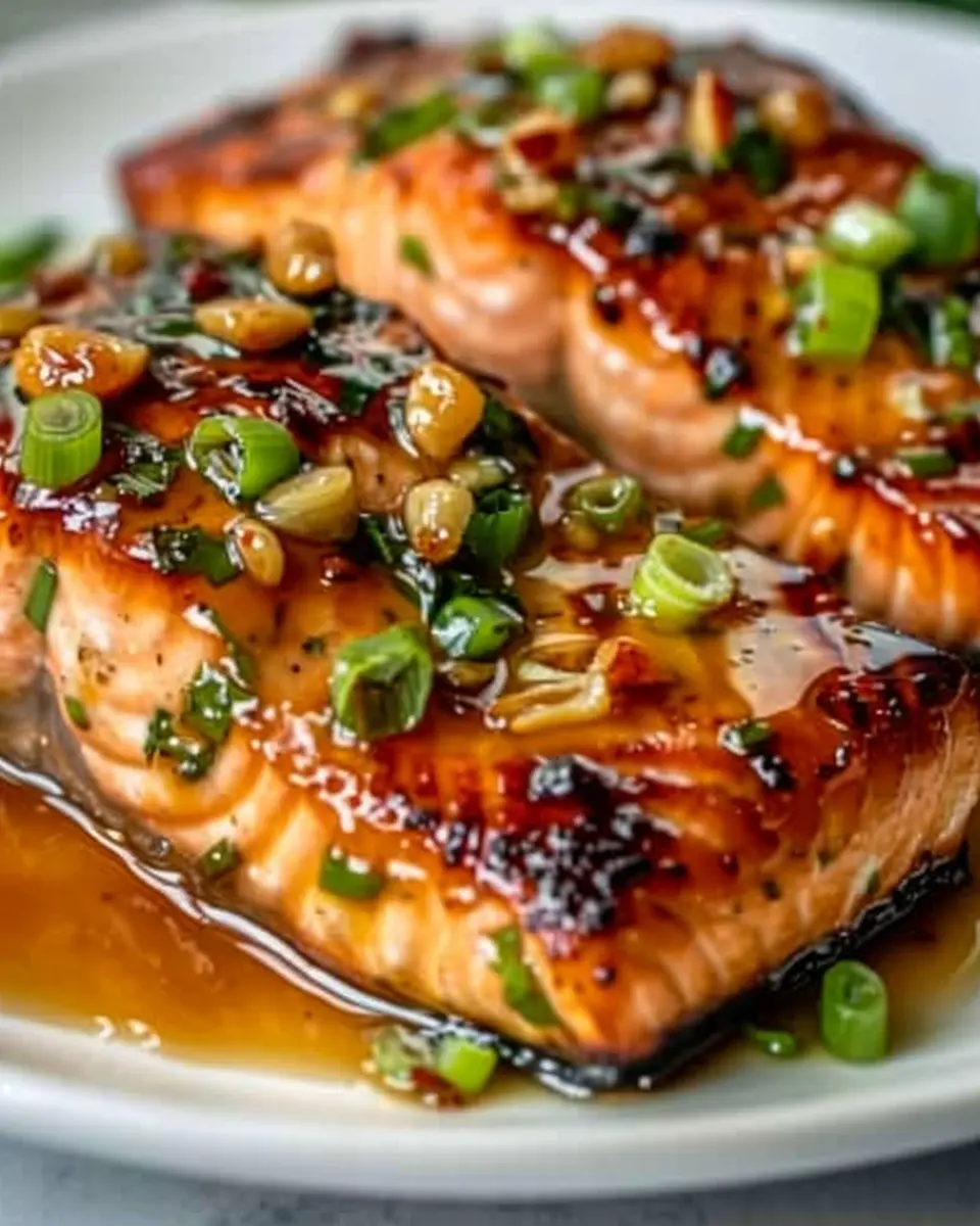 Easy Crispy Honey Garlic Glazed Salmon Recipe for Quick Delight