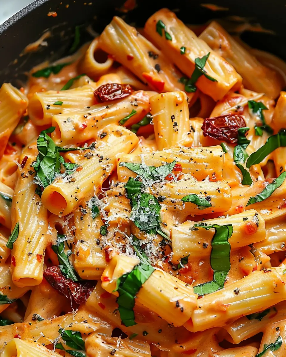 Vegan Creamy Sun Dried Tomato Pasta: Easy &amp; Irresistibly Delicious