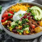 Loaded Potato Taco Bowl