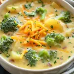 Cheddar Broccoli Potato Soup