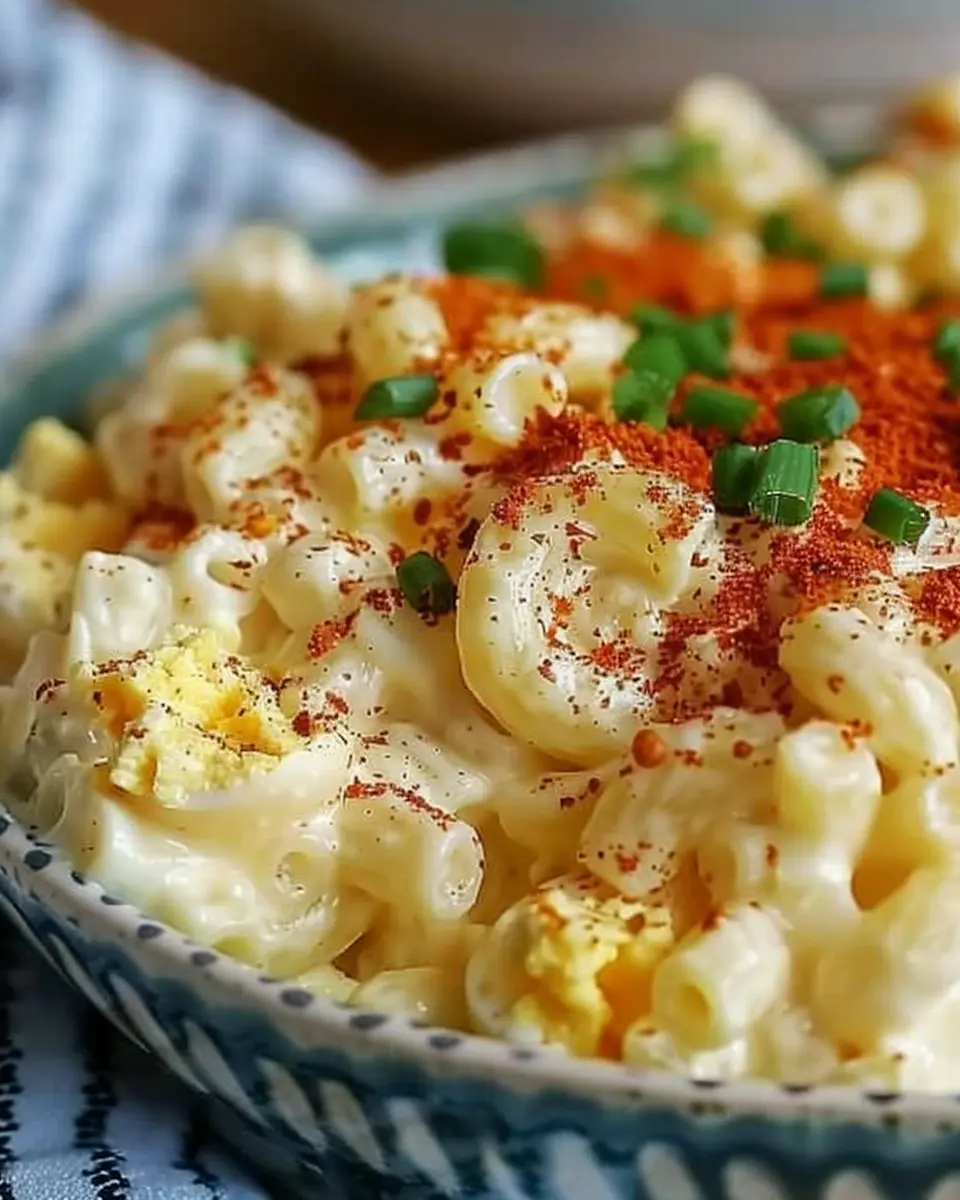 Deviled Egg Macaroni Salad: The Best Creamy Twist With Turkey Bacon