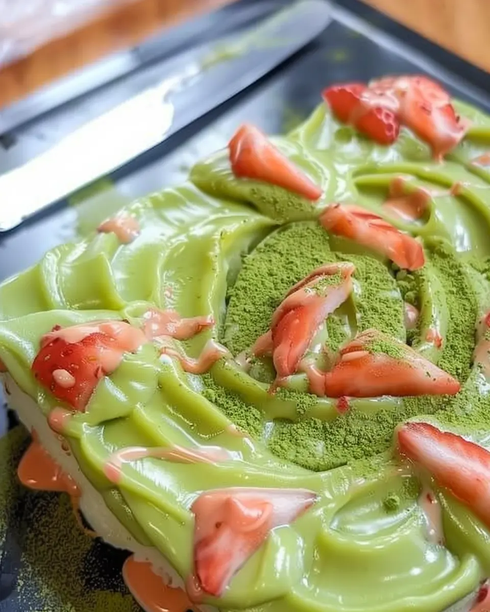 Strawberry Matcha Latte Rolls: Easy Treat for Cozy Days